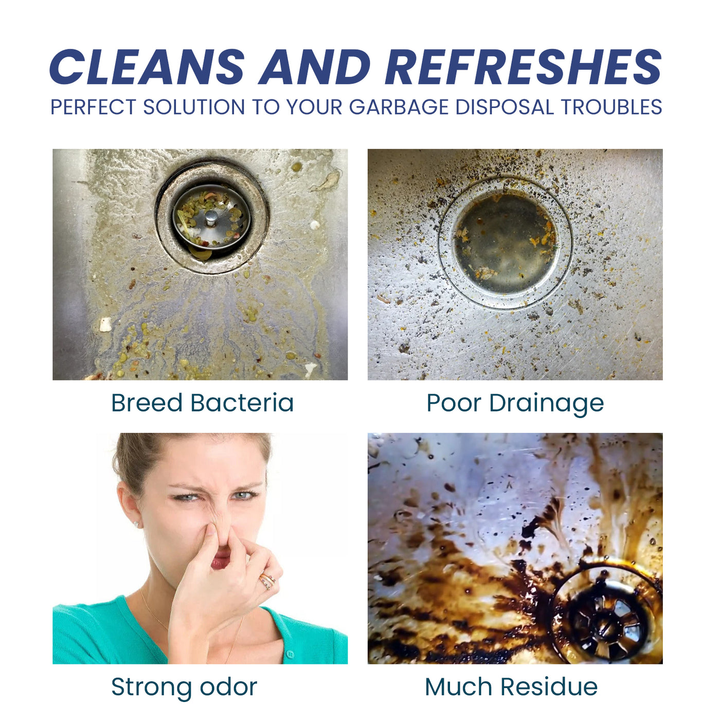 Sink Cleaning Tablets, Kitchen Sink Cleaning Stains And Oil Cleaning Pipes