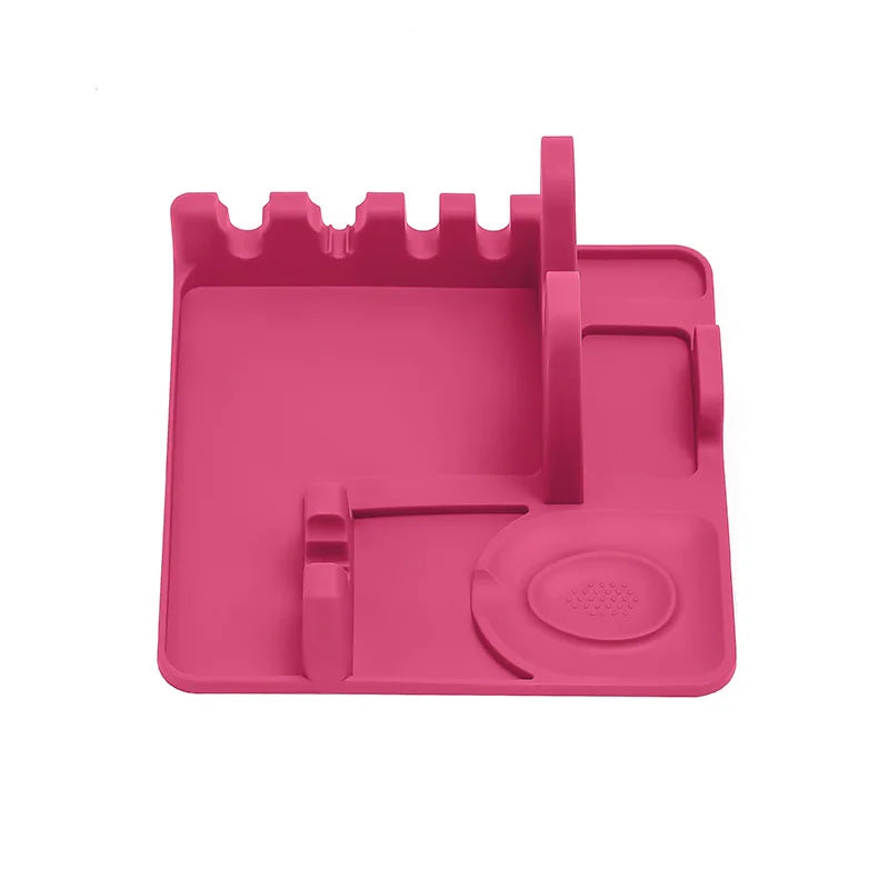 Silicone Pot Lid Rack, Kitchen Storage Rack, Pot Lid, Soup Spoon Pad