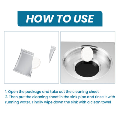 Sink Cleaning Tablets, Kitchen Sink Cleaning Stains And Oil Cleaning Pipes