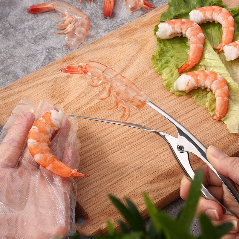 Portable Stainless Steel Shrimp Deveiner Lobster