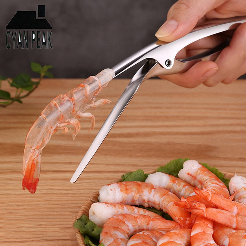 Portable Stainless Steel Shrimp Deveiner Lobster
