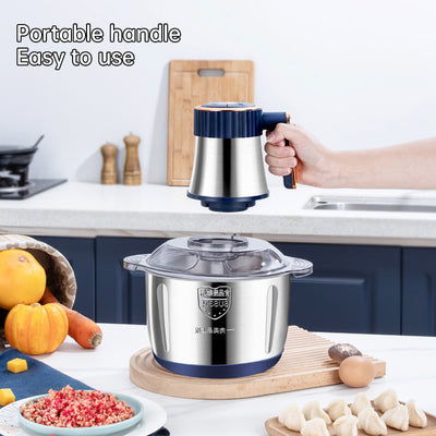 Electric Meat Grinders, 5L Food Processor Multifunctional Vegetable Slicer,